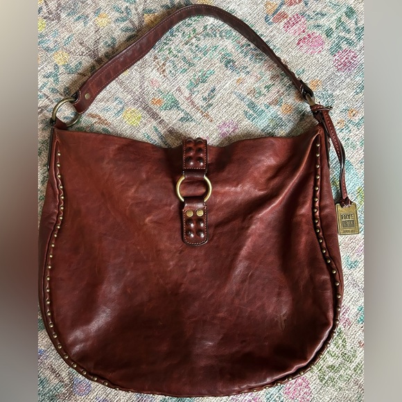 Frye Handbags - Frye Roxanne Large Hobo Bag, Whiskey color